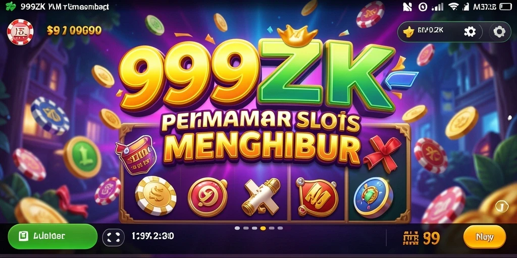 Screenshot game 999ZK menampilkan gameplay seru slot.
