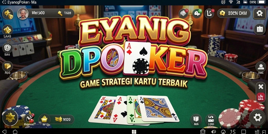 Tampilan gameplay menarik dari EYANGPOKER yang penuh strategi.