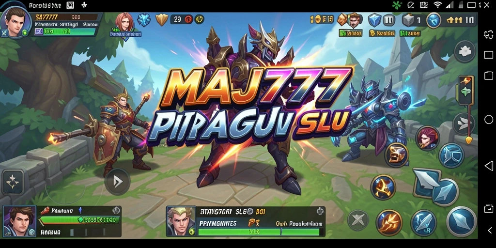 Tampilan gameplay seru di MAJ777 dengan strategi SLG yang menarik.